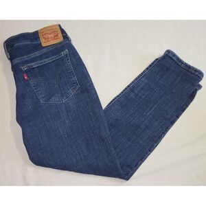 Levi's Boyfriend Jeans Women 29 Blue Distressed Ripped 19887-0241